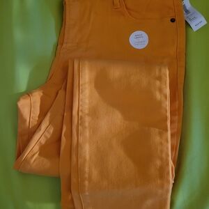 Old Navy Vibrant Orange Rockstar Pants